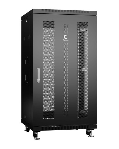ND-05C-22U60/80-BK (8563c). Шкаф телекоммуникационный 19 напольный 22U. CABEUS в Махачкале
