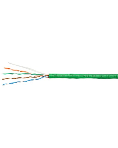 UTP-4P-Cat.5e-SOLID-GN-100 (7250c-5). Кабель «витая пара» (LAN) для структурированных систем связи. CABEUS в Махачкале
