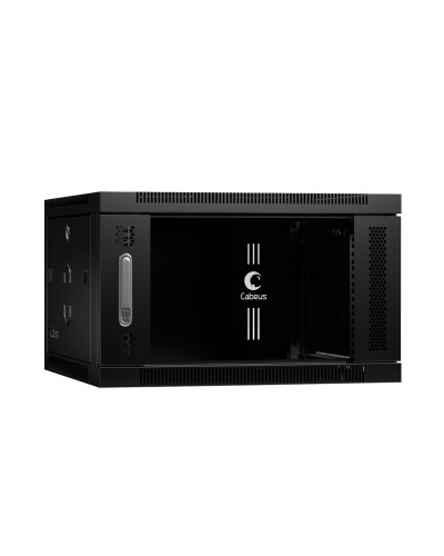 SH-05F-6U60/60-BK (8587c). Шкаф телекоммуникационный 19 настенный 6U. CABEUS в Махачкале