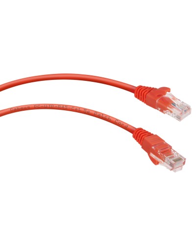 PC-UTP-RJ45-Cat.5e-0.3m-RD-LSZH (9511c), красный. Патч-корд медный. CABEUS в Махачкале