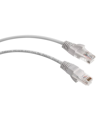 PC-UTP-RJ45-Cat.5e-10m-LSZH (9591c), серый. Патч-корд медный. CABEUS в Махачкале