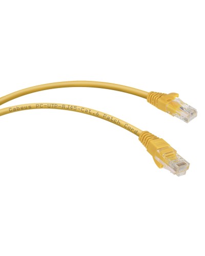 PC-UTP-RJ45-Cat.6-2m-YL (8707c), желтый. Патч-корд медный. CABEUS в Махачкале