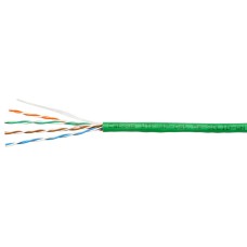 UTP-4P-Cat.5e-SOLID-LSLTx-GN-100 (10990c-5). Кабель «витая пара» (LAN) для структурированных систем связи. CABEUS