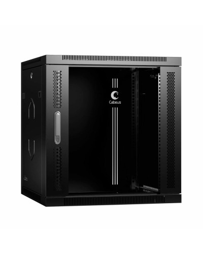 SH-05F-12U60/45-R-BK (10769c). Шкаф телекоммуникационный 19 настенный 12U. CABEUS в Махачкале