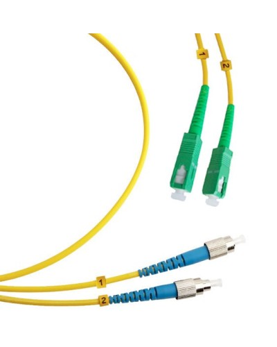 FOP(d)-9-SC/APC-FC/UPC-15m (8128c). Патч-корд оптический. CABEUS в Махачкале