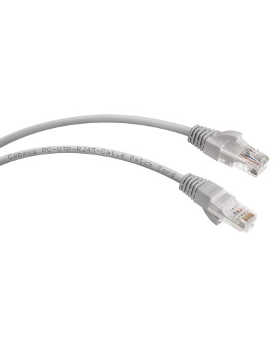 PC-UTP-RJ45-Cat.6-5m (7270c), серый. Патч-корд медный. CABEUS в Махачкале