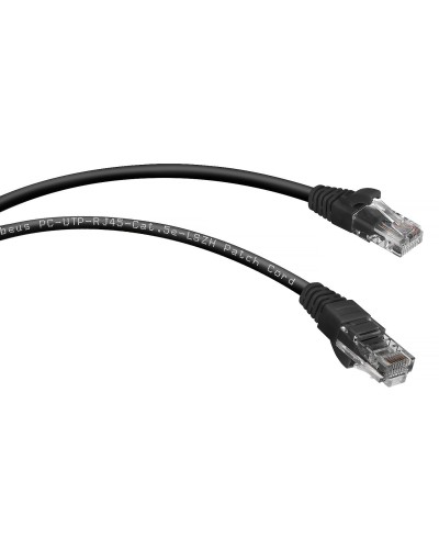 PC-UTP-RJ45-Cat.5e-5m-BK-LSZH (9541c), чёрный. Патч-корд медный. CABEUS в Махачкале