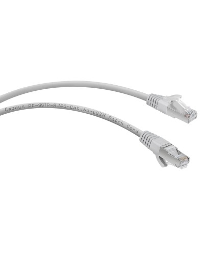 PC-SSTP-RJ45-Cat.6a-1m-LSZH (7901c), серый. Патч-корд медный. CABEUS в Махачкале
