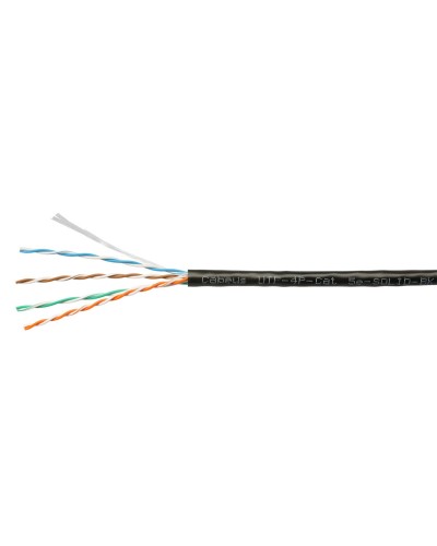 UTP-4P-Cat.5e-SOLID-LSZH-BK-100 (9781c-5). Кабель «витая пара» (LAN) для структурированных систем связи. CABEUS в Махачкале