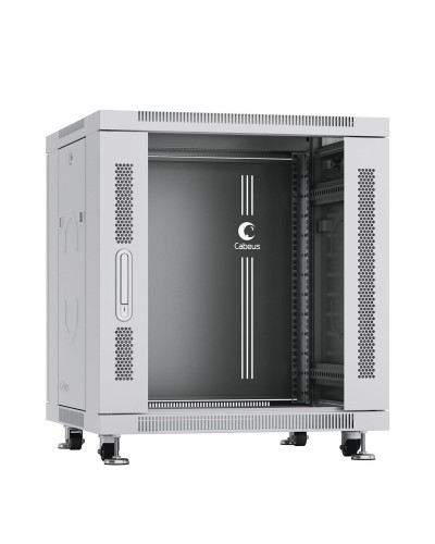 SH-05C-12U60/80 (7646c). Шкаф телекоммуникационный 19 напольный 12U. CABEUS в Махачкале
