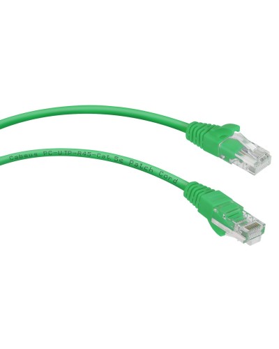 PC-UTP-RJ45-Cat.5e-0.5m-GN (7667c), зелёный. Патч-корд медный. CABEUS в Махачкале
