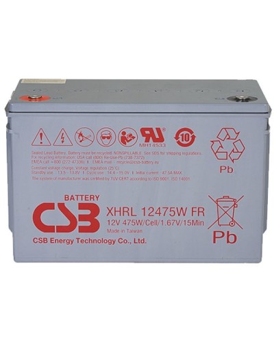 CSB XHRL 12475W FR. Аккумулятор герметичный свинцово-кислотный. CSB в Махачкале
