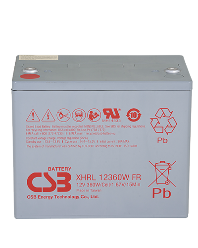 CSB XHRL 12360W FR. Аккумулятор герметичный свинцово-кислотный. CSB в Махачкале