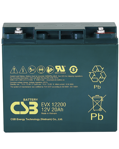 CSB EVX 12200. Аккумулятор герметичный свинцово-кислотный. CSB в Махачкале