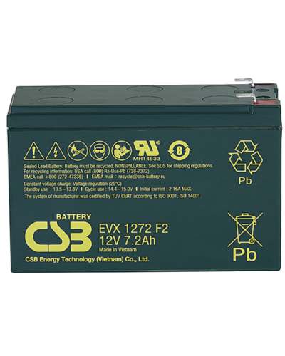 CSB EVX 1272. Аккумулятор герметичный свинцово-кислотный. CSB в Махачкале