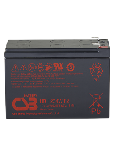 CSB HR 1234W. Аккумулятор герметичный свинцово-кислотный. CSB в Махачкале