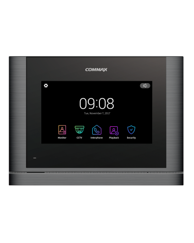 CDV-704MF/VZ (темное серебро) Black Smog. Монитор видеодомофона цветной. Commax в Махачкале