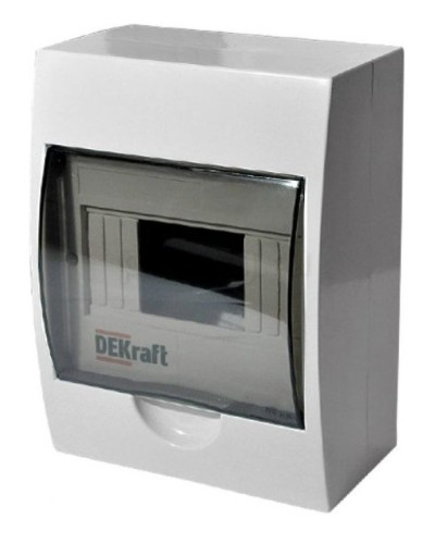 ЩРН-П-8 IP41 настенный (31010DEK). Щиток модульный с прозрачной дверцей. DEKraft в Махачкале