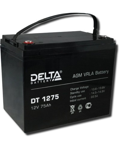Delta DT 1275. Аккумулятор герметичный свинцово-кислотный. Delta в Махачкале