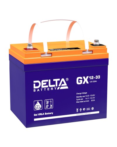 Delta GX 12-33. Аккумулятор герметичный свинцово-кислотный. Delta в Махачкале