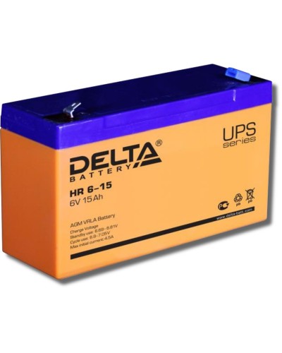 Delta HR 6-15. Аккумулятор герметичный свинцово-кислотный. Delta в Махачкале