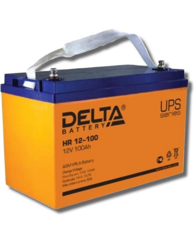 Delta HR 12-100. Аккумулятор герметичный свинцово-кислотный. Delta в Махачкале