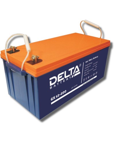 Delta GX 12-200. Аккумулятор герметичный свинцово-кислотный. Delta в Махачкале