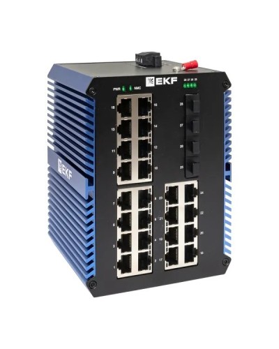 TSX-U-4GX/SFP-24GTP. Промышленный неуправляемый коммутатор. EKF в Махачкале