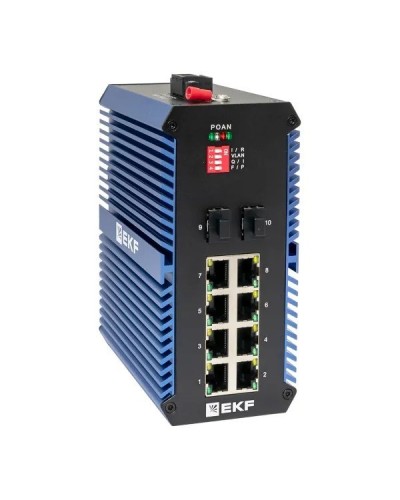 TSX-U-2GX/SFP-8GTP. Промышленный неуправляемый коммутатор. EKF в Махачкале