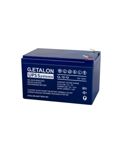 G.ETALON GL 12-12. Аккумулятор герметичный свинцово-кислотный. ETALON в Махачкале