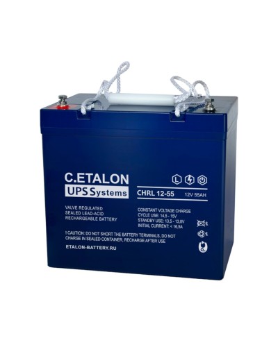 C.ETALON CHRL 12-55. Аккумулятор герметичный свинцово-кислотный. ETALON в Махачкале
