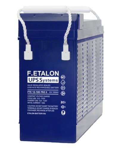 F.ETALON FTE 12-100 PRO X. Аккумулятор герметичный свинцово-кислотный. ETALON в Махачкале
