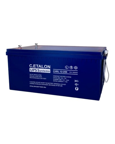 C.ETALON CHRL 12-250. Аккумулятор герметичный свинцово-кислотный. ETALON в Махачкале