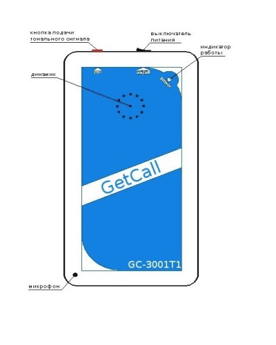 GC-3001T1. Переговорное устройство ремонтной связи. GETCALL в Махачкале