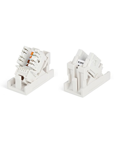 SIP2K-C6-M45-22.5. Вставка 45x22,5 с наклонным модулем RJ-45 категории 6. Hyperline в Махачкале