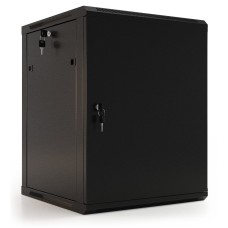 TWB-0445-SR-RAL9004. Шкаф телекоммуникационный 19 настенный 4U. Hyperline