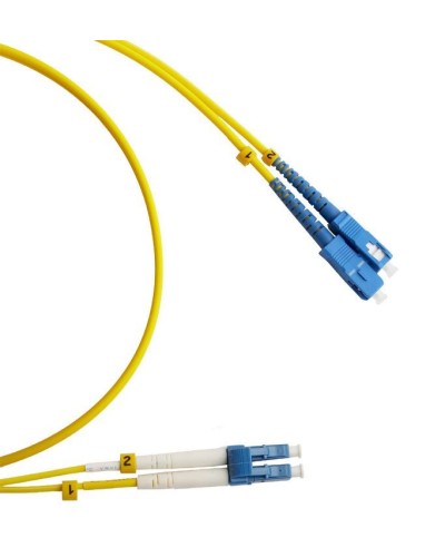 FC-D2-9-LC/UR-SC/UR-H-3M-LSZH-YL. Патч-корд волоконно-оптический LC/UPC-SC/UPC. Hyperline в Махачкале