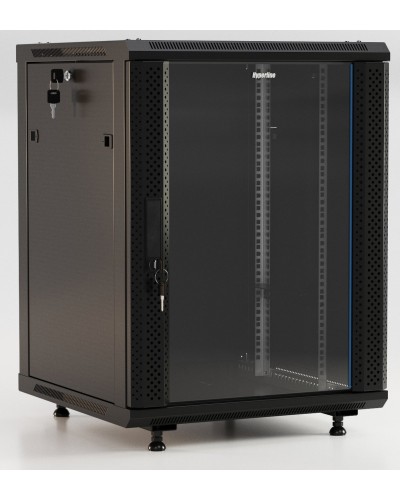 TWB-FC-1545-GP-RAL9004. Шкаф телекоммуникационный 19 настенный 15U. Hyperline в Махачкале