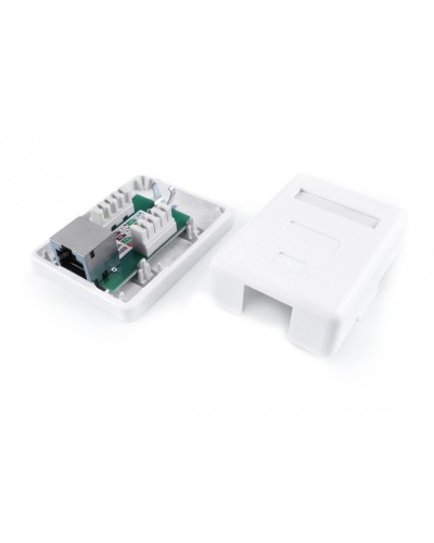 SB1-1-8P8C-C6-SH-WH. Розетка RJ-45. Hyperline в Махачкале