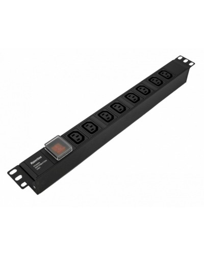 SHE19-8IEC-S-IEC. Блок розеток 19. Hyperline в Махачкале