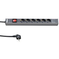 SHE19-6SH-S-2.5EU. Блок розеток 19. Hyperline