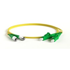 FC-D2-9-FC/AR-LC/AR-H-1M-LSZH-YL. Патч-корд волоконно-оптический FC-LC. Hyperline