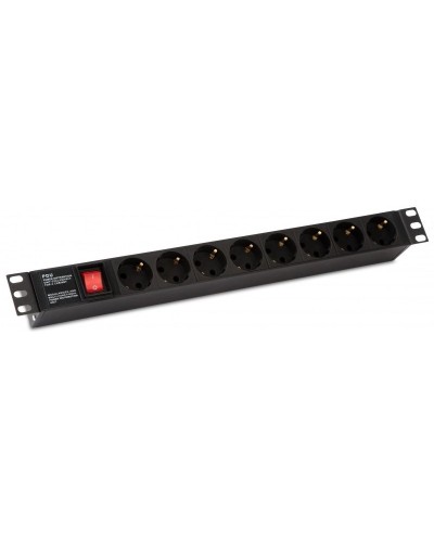 SHE19-8SH-S-IEC. Блок розеток 19. Hyperline в Махачкале