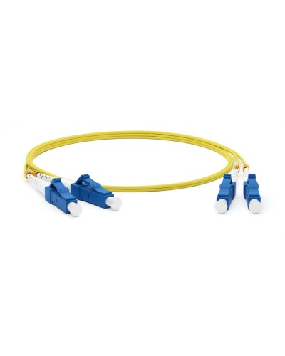 FC-D2-9-LC/UR-LC/UR-H-20M-LSZH-YL. Патч-корд волоконно-оптический одномодовый. Hyperline в Махачкале