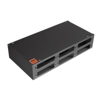FO-19R-2U-6xSLT-W140H42-48UN-BK. Кросс оптический 19. Hyperline