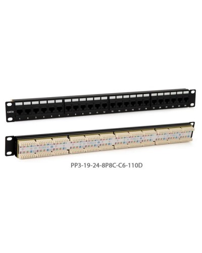 PP3-19-24-8P8C-C5E-110D. Патч-панель 19. Hyperline в Махачкале