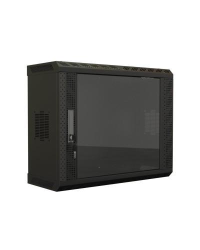 TWS-0925-GP-RAL9004. Шкаф телекоммуникационный 19 настенный 9U. Hyperline в Махачкале