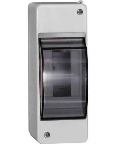 Корпус пластиковый КМПн 2/2 IP30 белый KREPTA 3 (MKP42-N-02-30-20). Щиток модульный с прозрачной дверцей, настенный. IEK в Махачкале