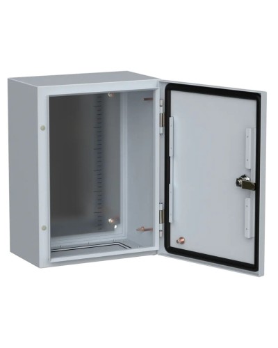 ЩМП-40.30.20 УХЛ1 IP66 400x300x200 TITAN 5 (TI5-10-N-040-030-020-66). Шкаф металлический с монтажной платой. IEK в Махачкале