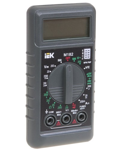 Мультиметр цифровой Compact M182 (TMD-1S-182). Мультиметр цифровой. IEK в Махачкале